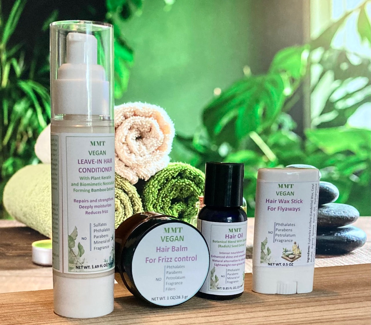 The MMT Collection.  Artisanal Botanical Leave-In Haircare.