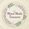 Mixed Media Treasures Purple and Green Logo